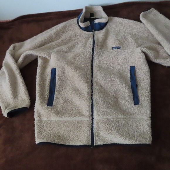 Vintage Patagonia Retro-X Jacket deep pile - Oatmeal - PEF - Made In USA - 90s - Picture 1 of 8